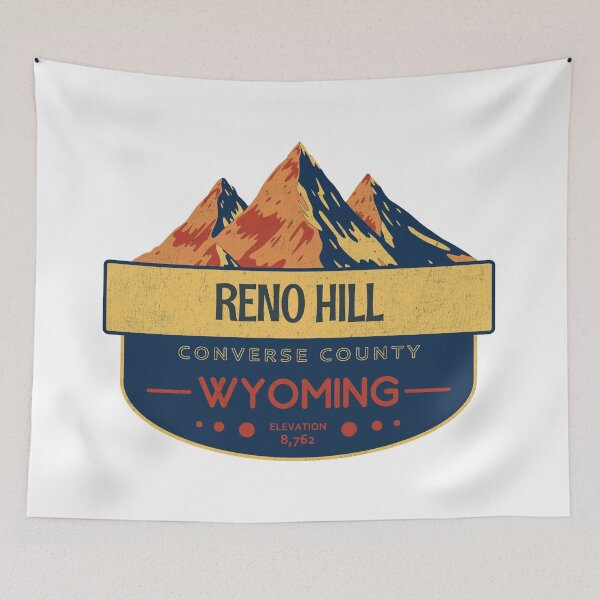 Item preview, Reno Hill, Converse County, Wyoming, Mountain Design designed and sold by Wanderful-roads.