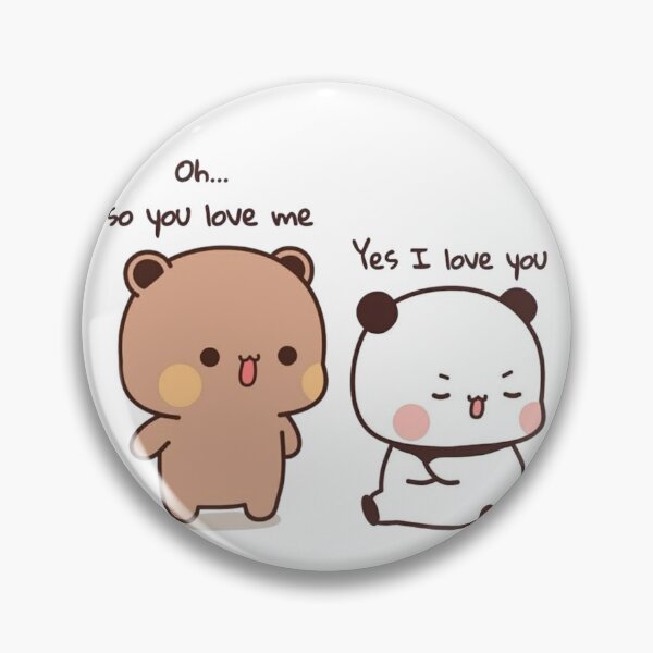 Item preview, So You Love Me, Yes i love you Bubu Dudu Panda And Brownie Bear Couple 2026 designed and sold by OceanLiveArts.