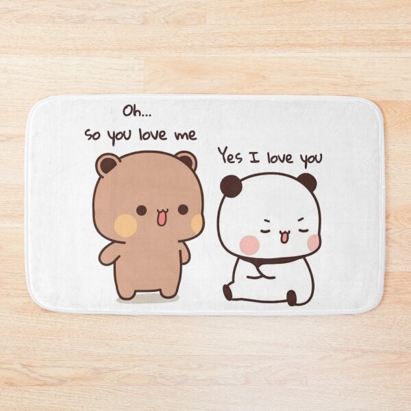 Item preview, So You Love Me, Yes i love you Bubu Dudu Panda And Brownie Bear Couple 2026 designed and sold by OceanLiveArts.