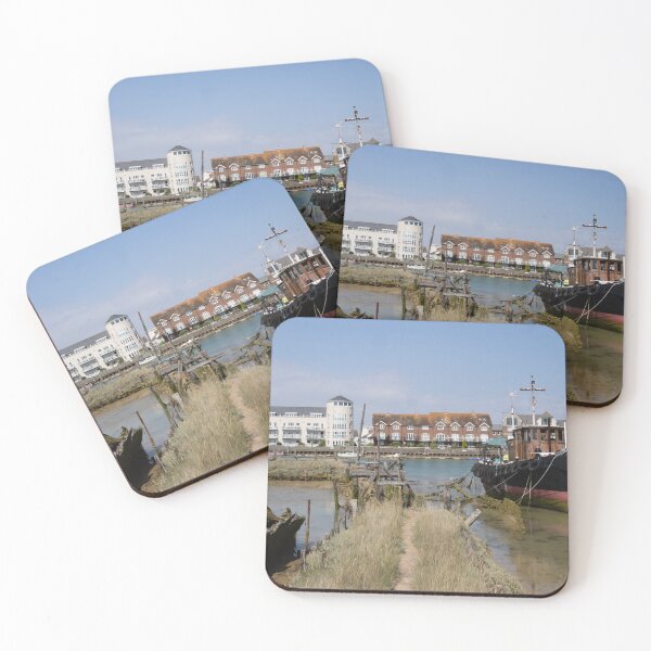 Item preview, Littlehampton Harbour from West Beach designed and sold by Josie Gilbert.