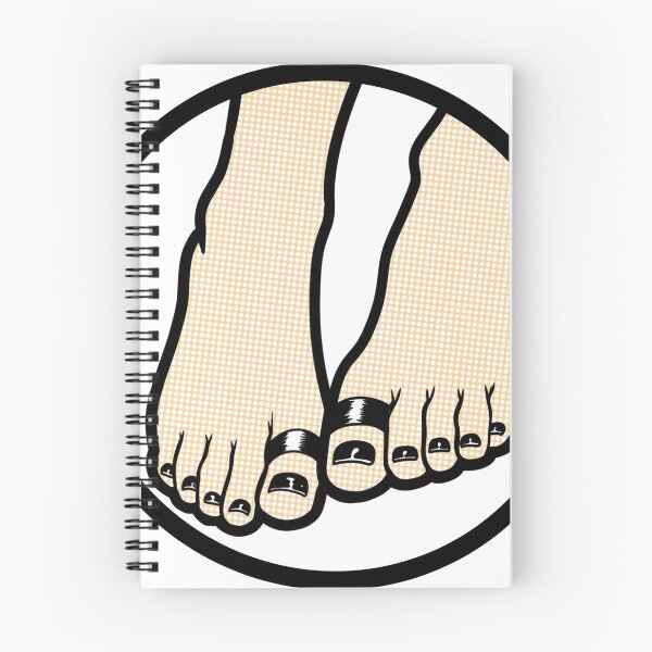Item preview, Goth Toes Badge designed and sold by SolefulStickers.