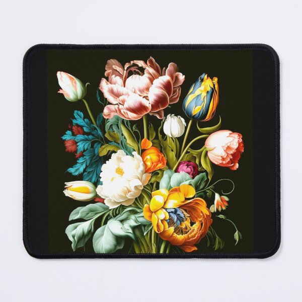 Item preview, Lush bouquet of flowers in the style of Flemish old masters fashionable stylish New Look designed and sold by G-M-Designs.