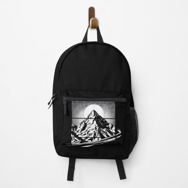 Item preview, Moonlit Burst Mountain – Comic Pop Landscape - Pop Art Mountain Landscape Love  designed and sold by Benito Del Ray.