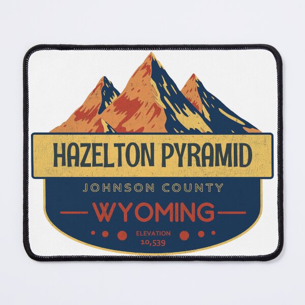 Item preview, Hazelton Pyramid, Johnson County, Wyoming, Mountain Design designed and sold by Wanderful-roads.