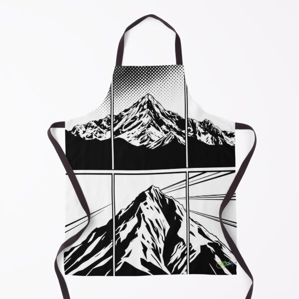 Item preview, Split Frame Mountain – Modern Triptych Landscape - Pop Art Mountain Landscape Love designed and sold by Benito Del Ray.