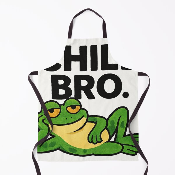 Item preview, Relaxed Frog – Chill Bro designed and sold by Chill Doodles.