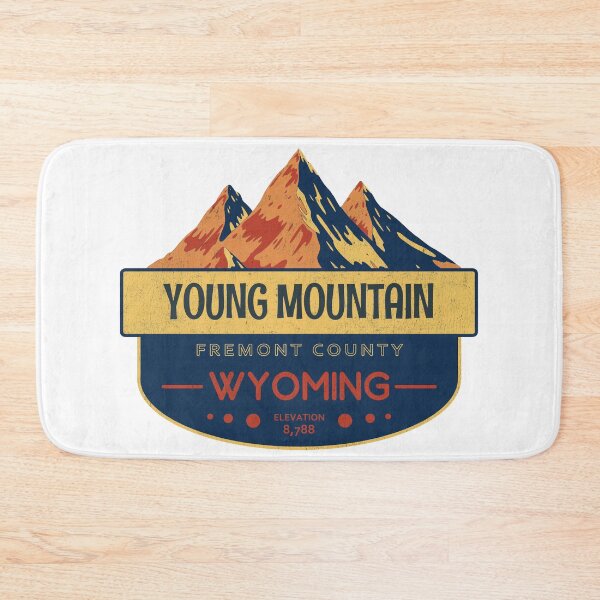 Item preview, Young Mountain, Fremont County, Wyoming, Mountain Design designed and sold by Wanderful-roads.