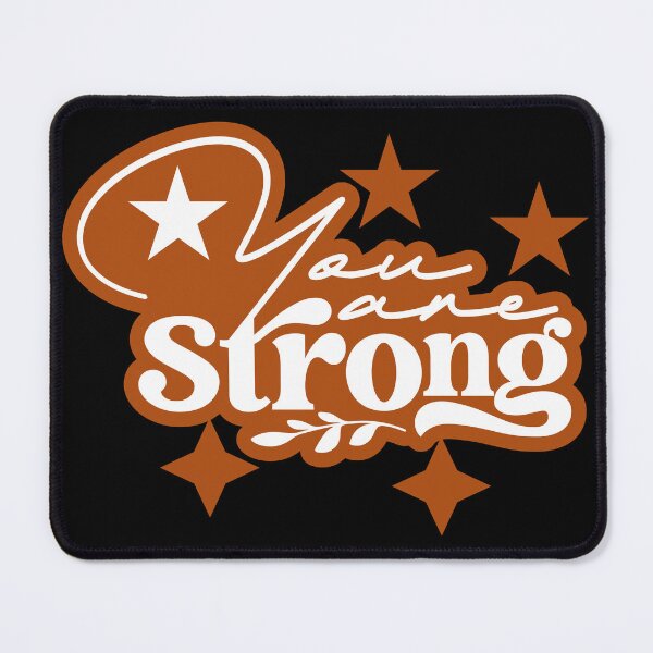 Item preview, You Are Strong – Motivational Positive Quote Typography Design designed and sold by Design--Drip.