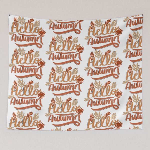 Item preview, Hello Autumn - Cozy Fall Leaves Design designed and sold by designsoftinaa.