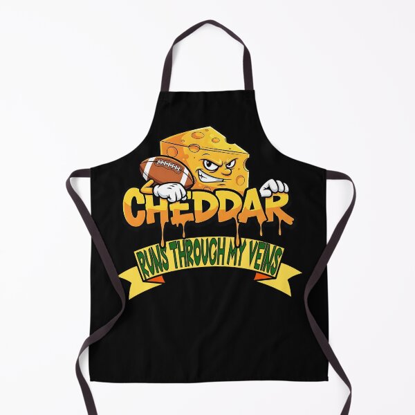 Item preview, Cheddar Runs Through My Veins Green Bay Football designed and sold by Not A Typical Teacher.