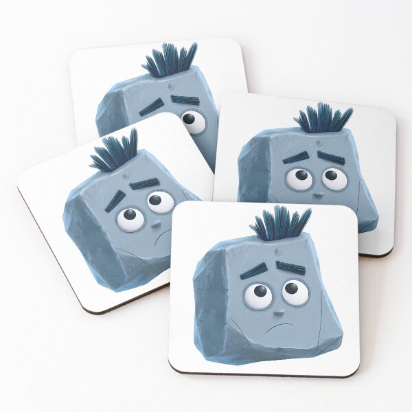 Item preview, Sad Stone Face – Cute Cartoon Rock Character Design designed and sold by DesignArtist.ia.