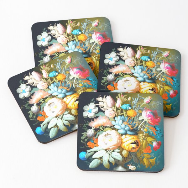 Item preview, Lush bouquet of flowers in the style of Flemish old masters fashionable stylish New Look designed and sold by G-M-Designs.