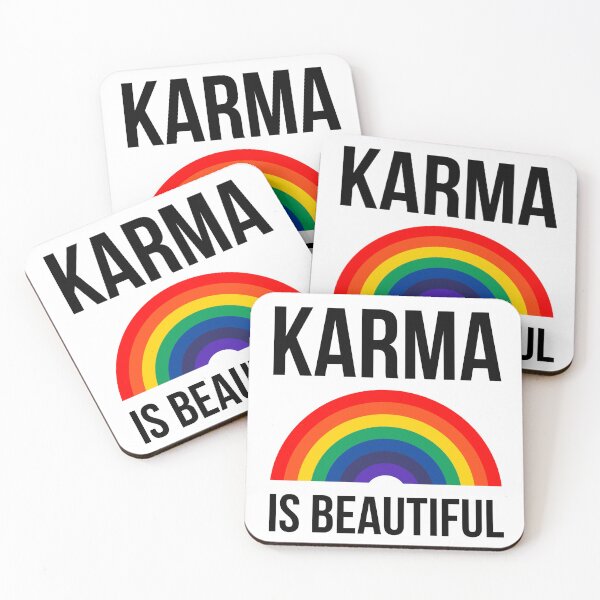 Item preview, Karma is beautiful  designed and sold by Rachel the Artist .