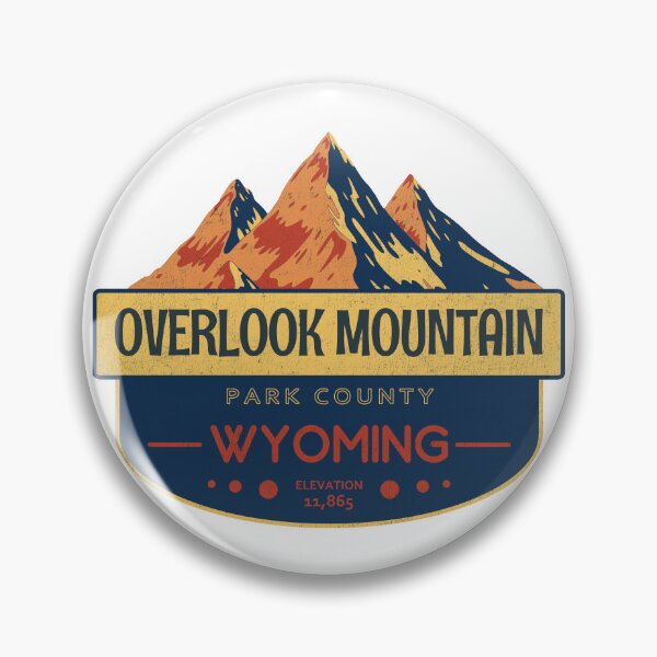 Item preview, Overlook Mountain, Park County, Wyoming, Mountain Design designed and sold by Wanderful-roads.