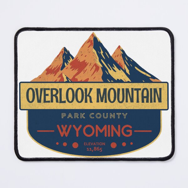 Item preview, Overlook Mountain, Park County, Wyoming, Mountain Design designed and sold by Wanderful-roads.