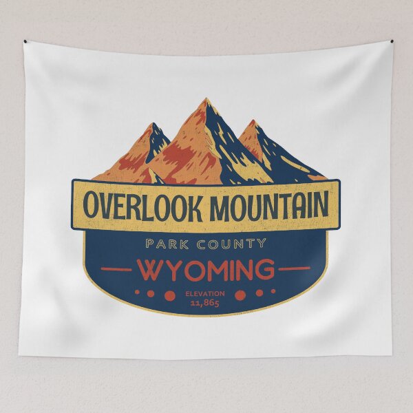 Item preview, Overlook Mountain, Park County, Wyoming, Mountain Design designed and sold by Wanderful-roads.