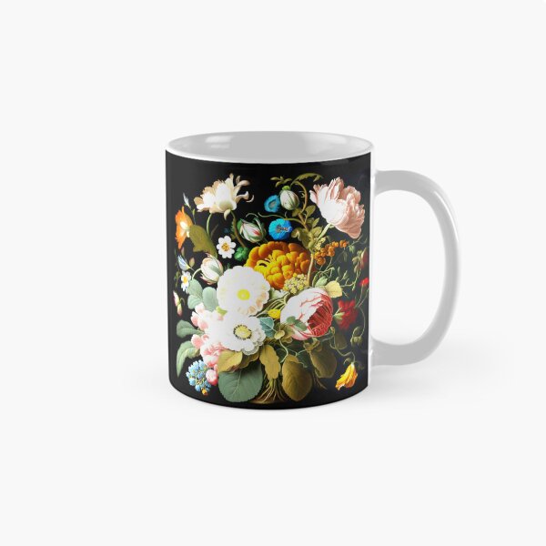 Artikelvorschau, Üppiger Blumenstrauß Stil flämischer alter Meister modisch stylish New Look entworfen und verkauft von G-M-Designs.