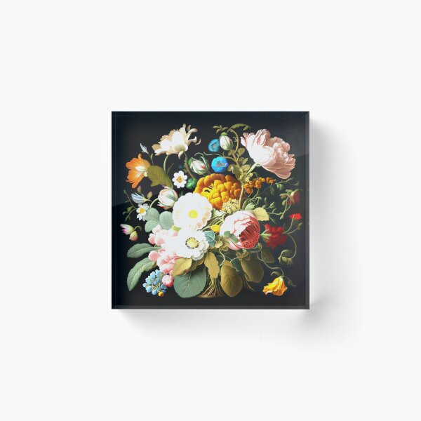 Artikelvorschau, Üppiger Blumenstrauß Stil flämischer alter Meister modisch stylish New Look entworfen und verkauft von G-M-Designs.