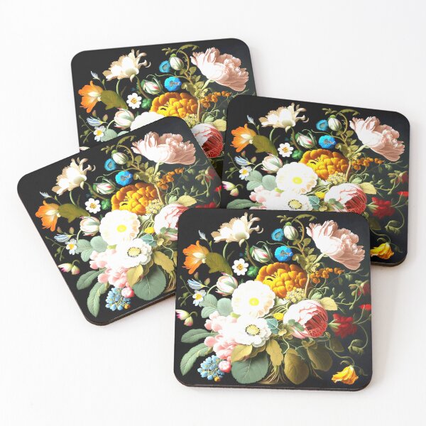 Artikelvorschau, Üppiger Blumenstrauß Stil flämischer alter Meister modisch stylish New Look entworfen und verkauft von G-M-Designs.