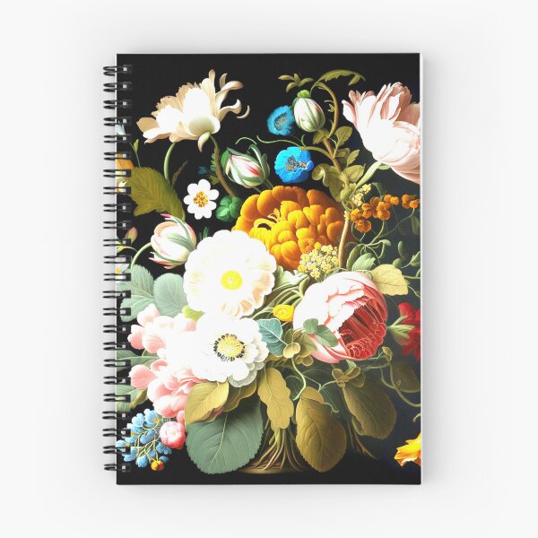 Item preview, Lush bouquet of flowers in the style of Flemish old masters fashionable stylish New Look designed and sold by G-M-Designs.