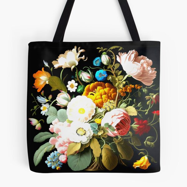 Item preview, Lush bouquet of flowers in the style of Flemish old masters fashionable stylish New Look designed and sold by G-M-Designs.