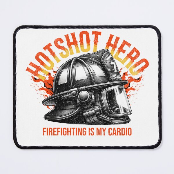Item preview, Firefighting is my Cardio Hotshot Hero designed and sold by Fess84.