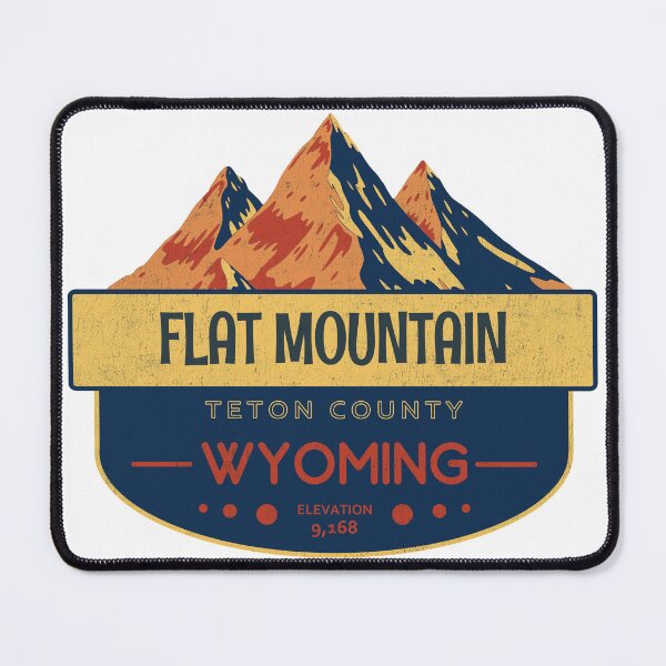Item preview, Flat Mountain, Teton County, Wyoming, Mountain Design designed and sold by Wanderful-roads.