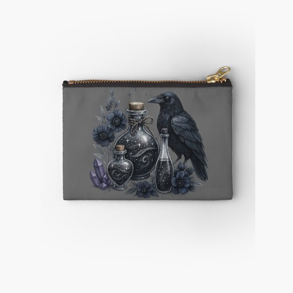 Item preview, Witch's Apothecary Crow, Crystals, Potion designed and sold by SoulsAscending.