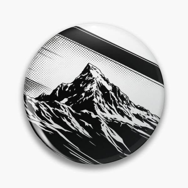 Item preview, Ascending Force – Streaked Mountain Poster - Pop Art Mountain Landscape Love  designed and sold by Benito Del Ray.