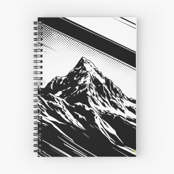 Item preview, Ascending Force – Streaked Mountain Poster - Pop Art Mountain Landscape Love  designed and sold by Benito Del Ray.