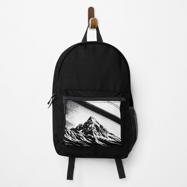 Item preview, Ascending Force – Streaked Mountain Poster - Pop Art Mountain Landscape Love designed and sold by Benito Del Ray.