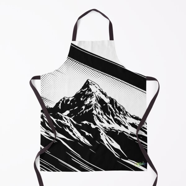 Item preview, Ascending Force – Streaked Mountain Poster - Pop Art Mountain Landscape Love designed and sold by Benito Del Ray.
