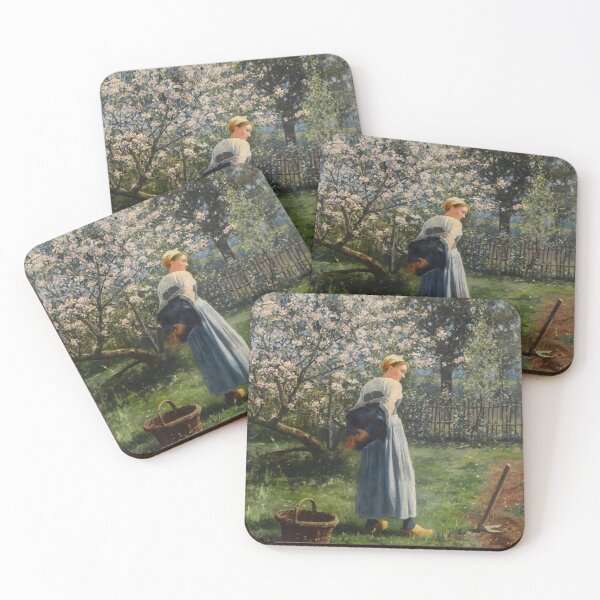 Aperçu de l'œuvre Fleurs printanières au jardin – Art campagnard vintage créée et vendue par samretio112.