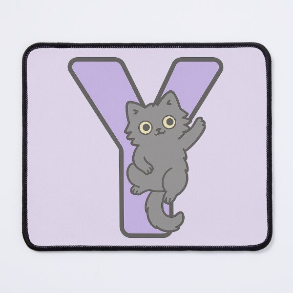 Item preview, Alphabet “Y” – Cute Fluffy Cat Initial Sticker designed and sold by wwshd.