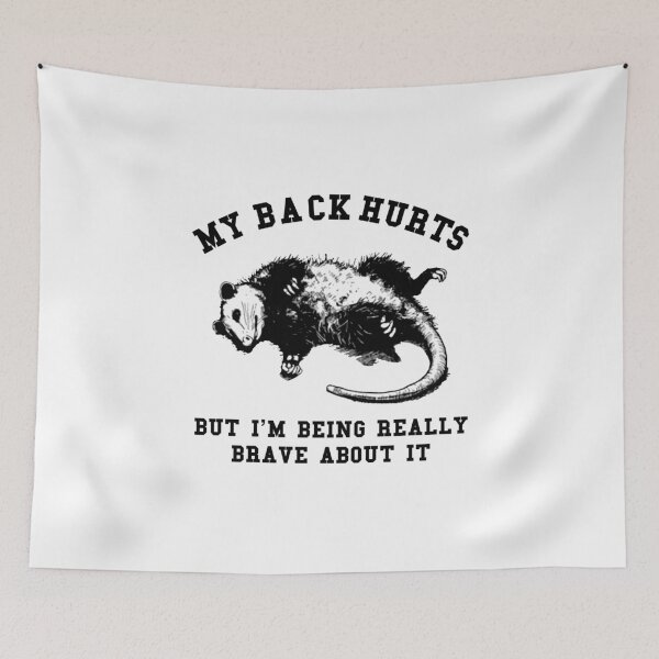Item preview, My Back Hurts But I’m Being Really Brave About It designed and sold by Buntrockstore.