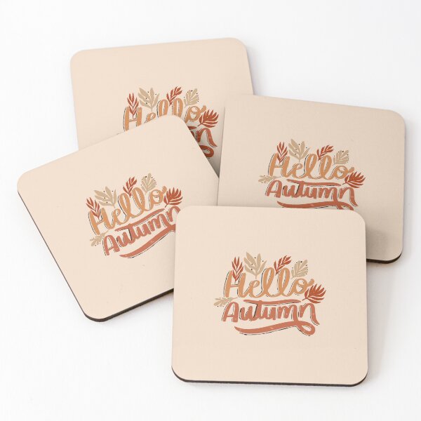 Item preview, Hello Autumn - Cozy Fall Leaves Design (On Beige) designed and sold by designsoftinaa.