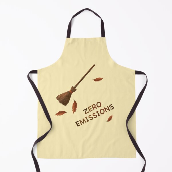 Item preview, Zero Emissions Witch Broom — Funny Halloween Eco Design designed and sold by KolLiArt.