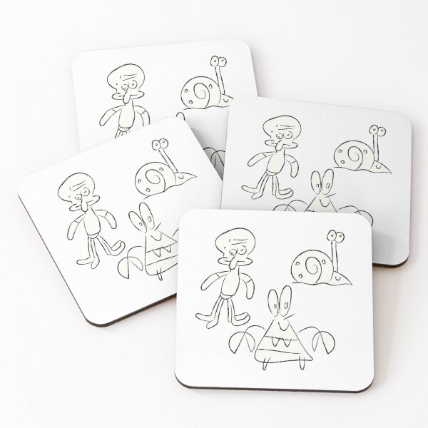Item preview, SpongeBob Doodle / Mr. Krabs / Squidward / Gary PACK designed and sold by DibujandoPorfa.