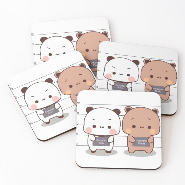 Item preview, innocent Dudu Gangster Bubu Dudu Panda And Brownie Bear Couple 2026 designed and sold by OceanLiveArts.