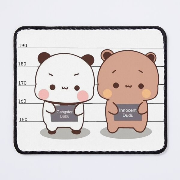 Item preview, innocent Dudu Gangster Bubu Dudu Panda And Brownie Bear Couple 2026 designed and sold by OceanLiveArts.