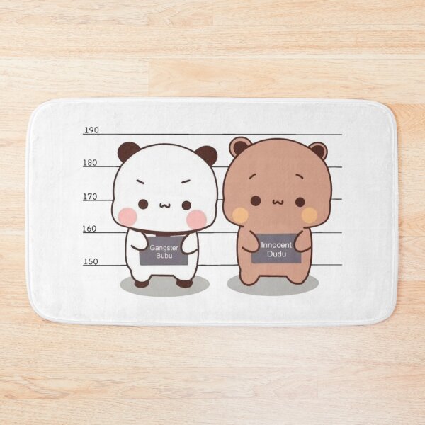 Aperçu de l'œuvre innocent Dudu Gangster Bubu Dudu Panda et Brownie Bear Couple 2026 créée et vendue par OceanLiveArts.