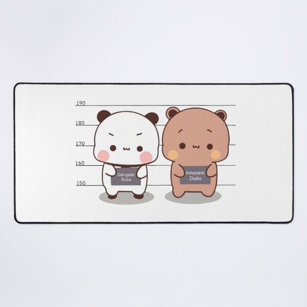 Item preview, innocent Dudu Gangster Bubu Dudu Panda And Brownie Bear Couple 2026 designed and sold by OceanLiveArts.