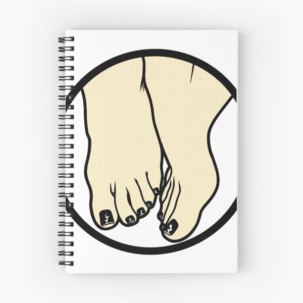 Item preview, Goth Toes Badge designed and sold by SolefulStickers.