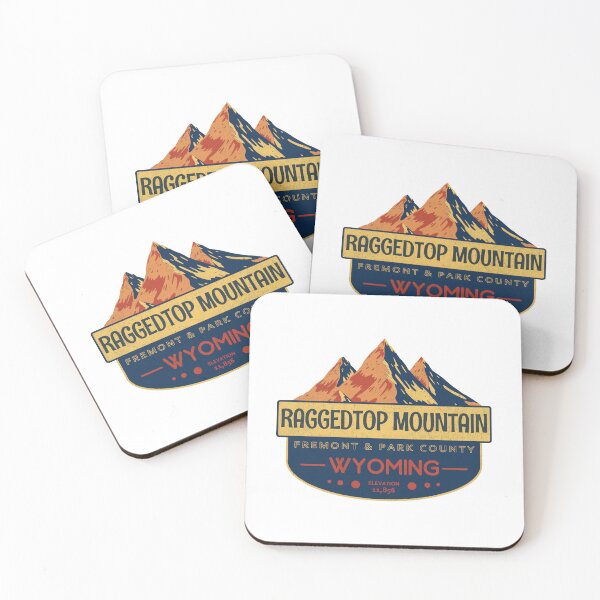 Item preview, Raggedtop Mountain, Fremont & Park County, Wyoming, Mountain Design designed and sold by Wanderful-roads.
