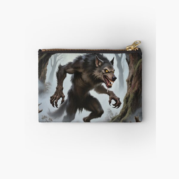 Item preview, Werewolf horror illustration art designed and sold by Vintage Designs +.
