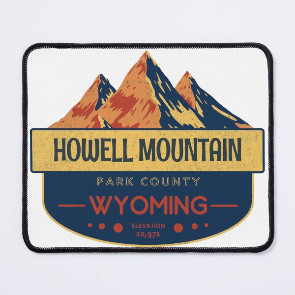 Item preview, Howell Mountain, Park County, Wyoming, Mountain Design designed and sold by Wanderful-roads.