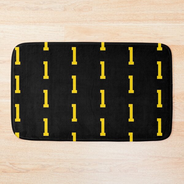 Item preview, Yellow Sports Number 1 Bold designed and sold by NECHSTORE.