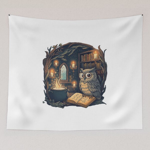 Item preview, Magical Owl designed and sold by geekis.