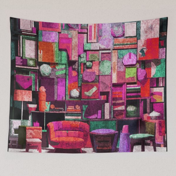 Item preview, Abstract room designed and sold by kinpirks.