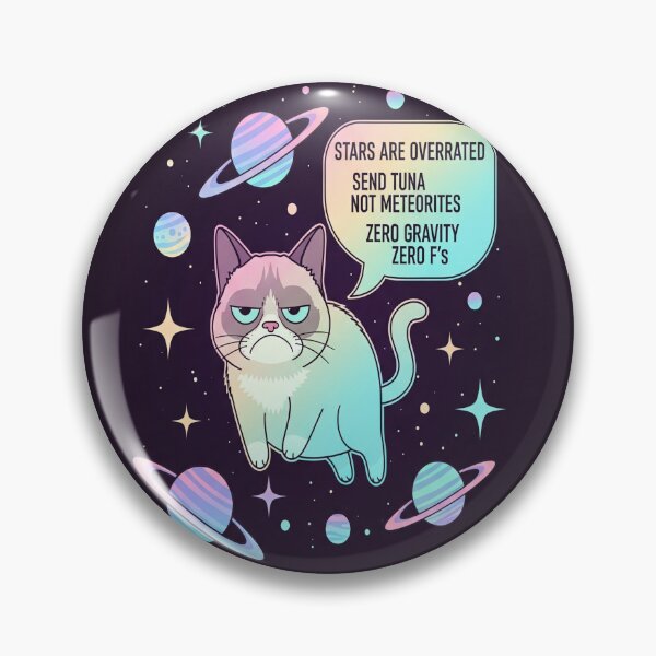 Item preview, Grumpy Galaxy Cat T-Shirt Space Cat Vaporwave, Funny Anime Cat Design designed and sold by Neko-Doodle-co.